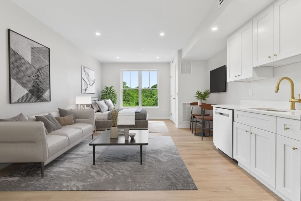 Residence 303 at The Atkinson Reserve — virtually staged interior