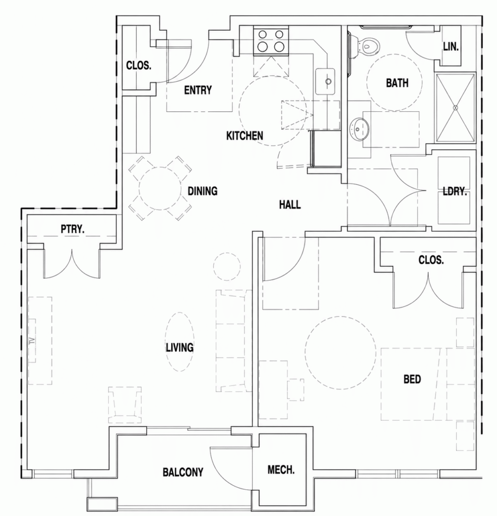 Residence 102 — 2D Floor Plan